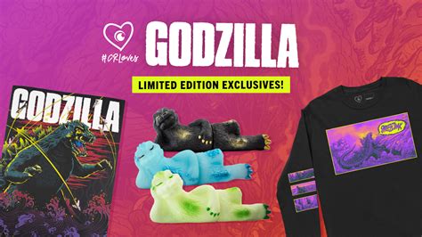 New Godzilla Merch Now Available from Crunchyroll