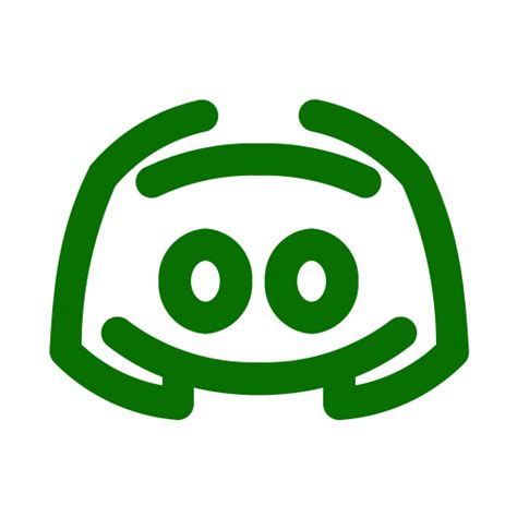 Green discord logo (png icon)