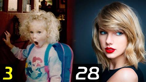 TAYLOR SWIFT Transformation - From 1 To 28 Years | Then and Now ...