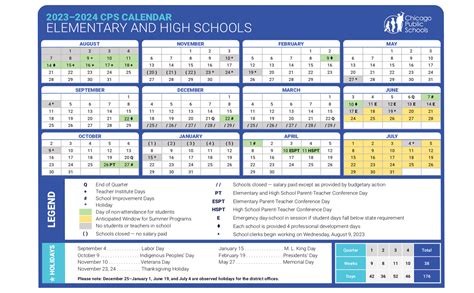 Chicago Public School Calendar 2024 2024 2024 - Danita Imogene