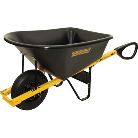 True Temper 6-cu ft Poly Wheelbarrow at Lowes.com