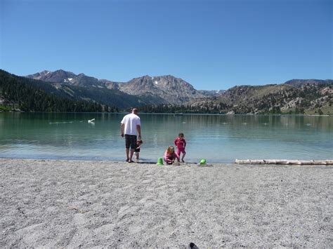 The Bergmans: Camping -- June Lake, August 2010