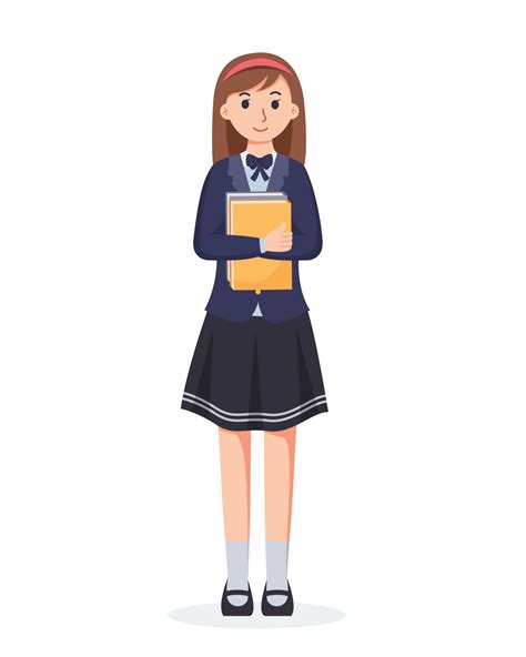 character high school student in school uniform 21730189 PNG