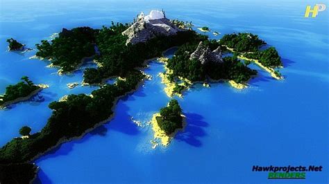 Custom Island Map Minecraft Map