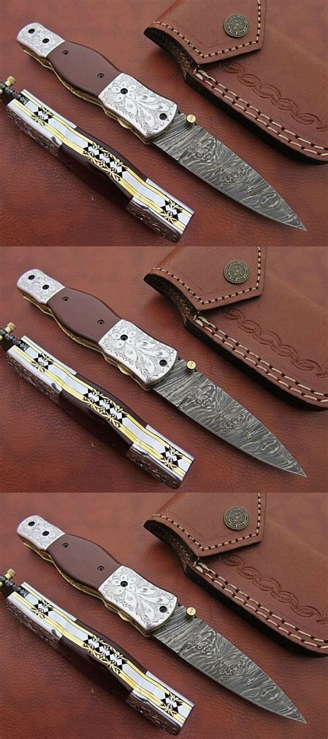 Handmade Folding Knife Damascus Steel - FD12 in 2020 | Engraved pocket knives, Folding knives