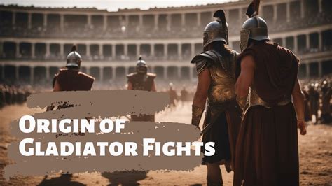 Origin of Gladiator Fights | A Simplified Overview - YouTube