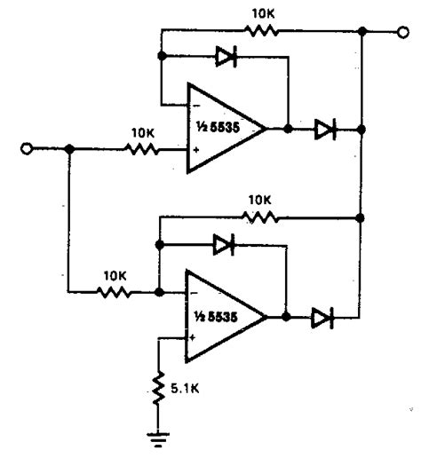 Precision full wave Rectifier Circuit Diagram | Super Circuit Diagram