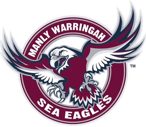 Manly Warringah Sea Eagles logo transparent PNG - StickPNG