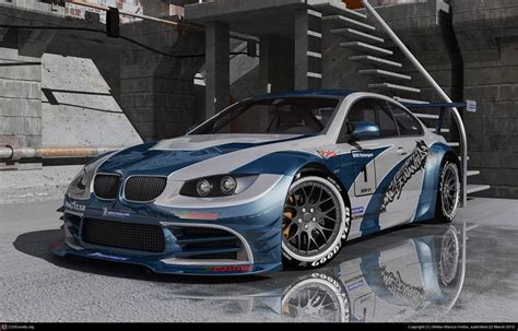 Custom BMW M3 GTR | http://features.cgsociety.org/newgallerycrits/g36/250036/250036 ...