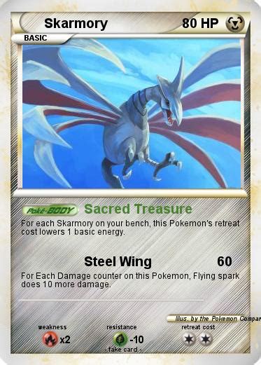 Pokémon Skarmory 127 127 - Sacred Treasure - My Pokemon Card