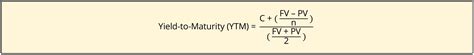 Bond yield to maturity formula - MohammadAmos