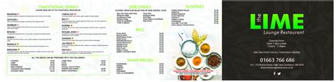 Our Menu – Lime Lounge