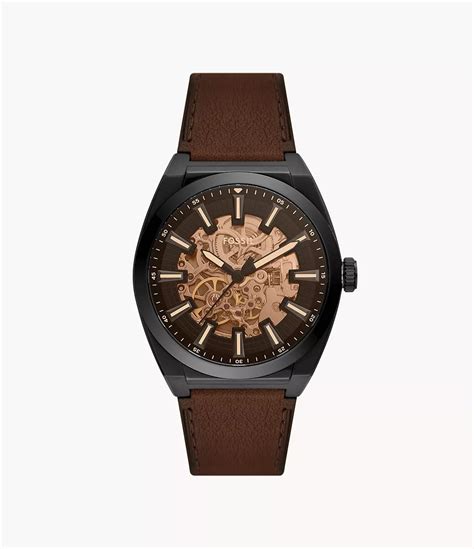 Skeleton Exposed Gear Watches - Fossil