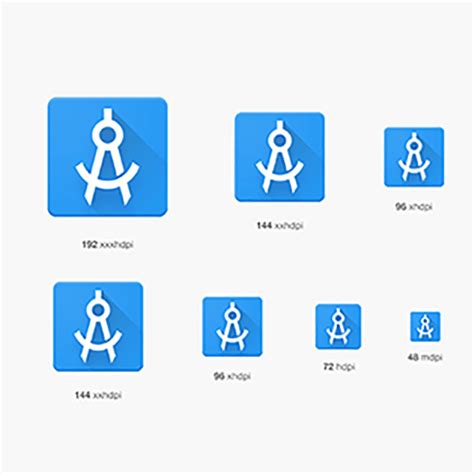 Android Icon Sizes #160652 - Free Icons Library