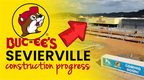 Buc-ee's Sevierville, TN: Opening date & construction progress [Sept 2022] - YouTube