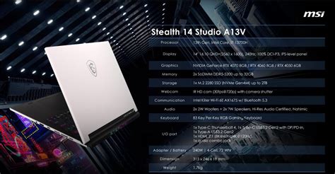 Sleek MSI Stealth 14 Studio and Stealth 16 Studio debut with the latest ...