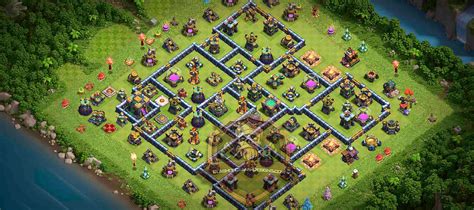 Best Anti 3 Star TH14 War/Farm Base Layout