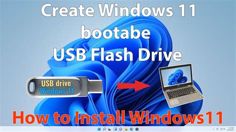 How to create a Windows 11 bootable USB drive and install Windows 11