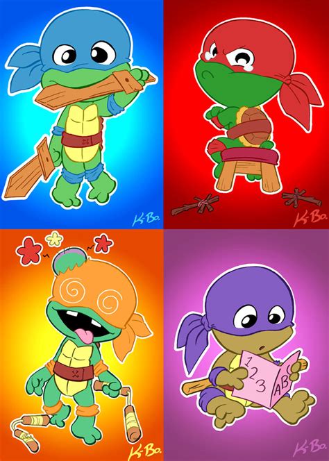 Toddler Mutant Ninja Turtles by kevinbolk on DeviantArt