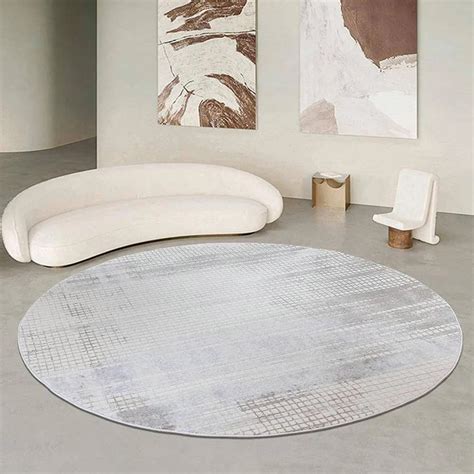 Large Circle Rug Modern Design Round Area Rugs Interior Living Room Decor - Warmly Home