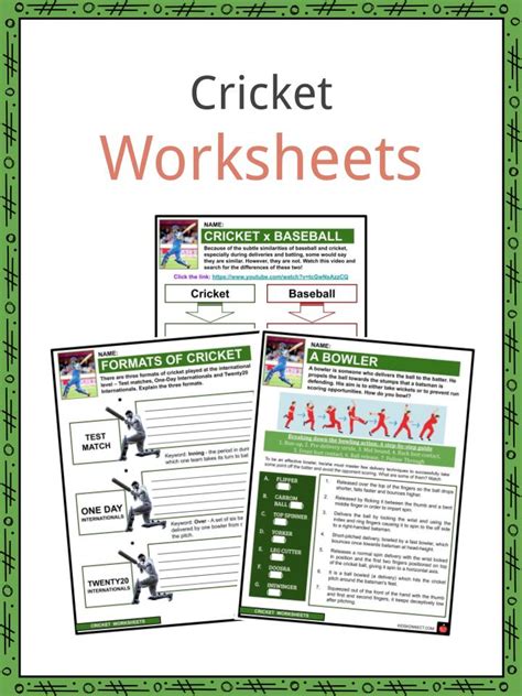 Cricket Facts, Worksheets, History & Basic Rules For Kids