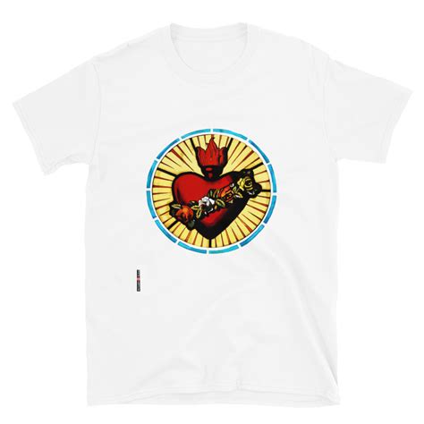 Immaculate Heart of Mary Short-Sleeve Unisex T-Shirt – Rosary.Team