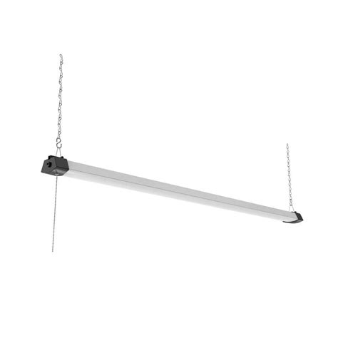 DYMOND 4 ft. 40-Watt Integrated LED Dimmable Shop Light with Pull Chain ...