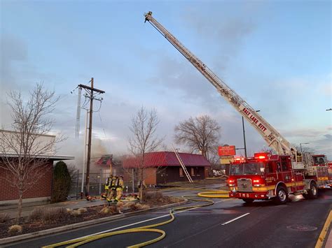 Crews battle structure fire in Salt Lake City | KUTV