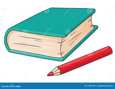 Book And Pencil Royalty Free Stock Image - Image: 17027926