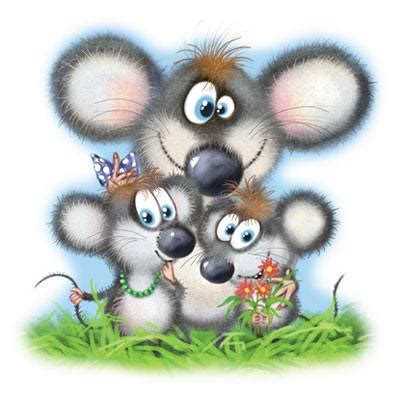 Fuzzy Mouse - A Couple of Stitches Embroidery