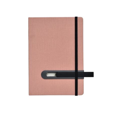 Hardbound A5 Notebook Diary With Pen, For Office, Number Of Pages: 160 ...