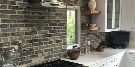 Brick Veneer Kitchen Backsplash – Things In The Kitchen