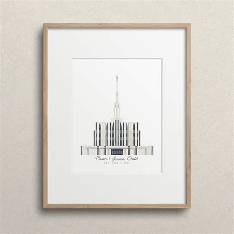 Seattle Temple Watercolor, Seattle Temple Print, Seattle Washington Temple, Seattle Temple Art ...