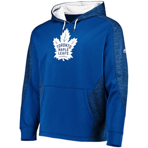 Toronto Maple Leafs Majestic Armor Therma Base Pullover Hoodie – Blue ...