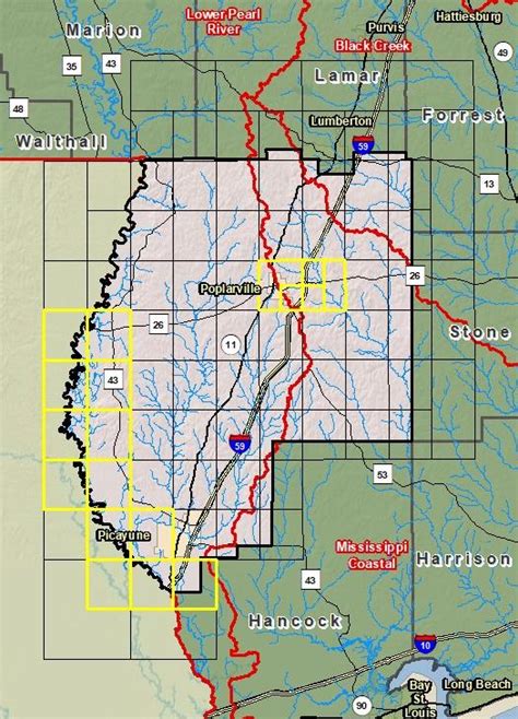 Risk Map - Pearl River County