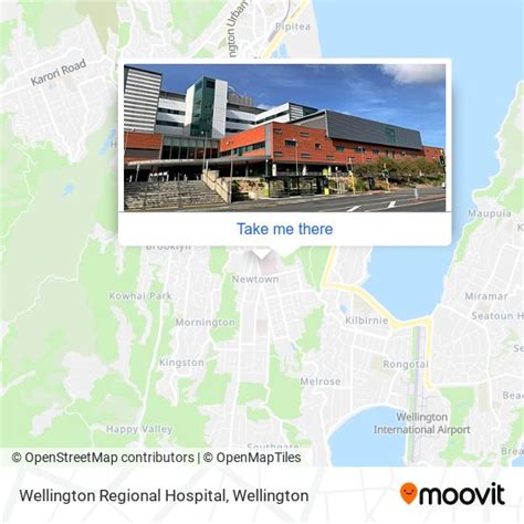 How to get to Wellington Regional Hospital in Adelaide by bus or train?