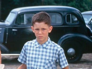 A young Forrest Gump now is not such a goofy little kid at all anymore