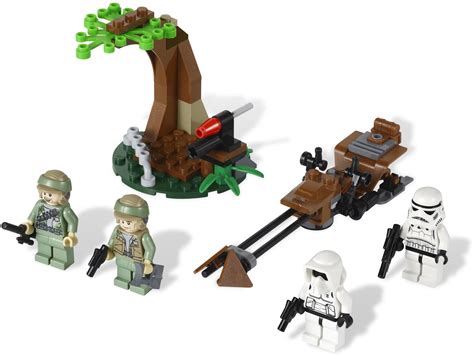 9489: Endor Rebel Trooper & Imperial Trooper Battle Pack | Lego Star ...