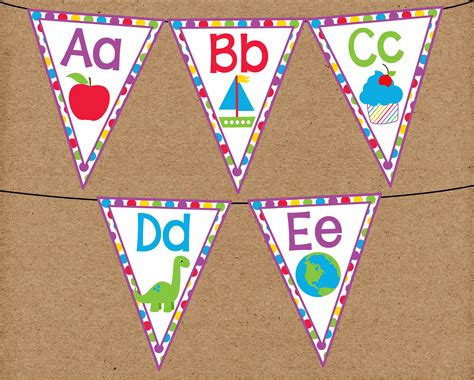 Printable Abc Banner - Printable Word Searches