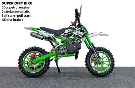 49cc Super Dirt Bike (Green) - ATV Bike