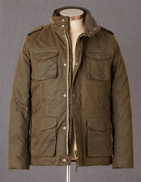 Men's Waxed Canvas Jacket $258 | Jackets, Waxed canvas jacket, Biker jacket