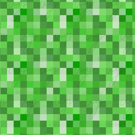 Green Pixel Seamless File - Etsy