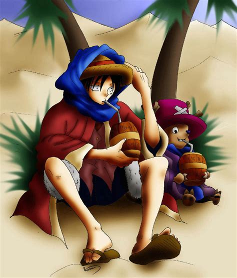 Chopper and Luffy by DeepViolett on DeviantArt