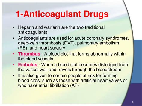 PPT - BLOOD COAGULATION, ANTICOAGULANT, THROMBOLYTICS & ANTIPLATELET DRUGS . PowerPoint ...