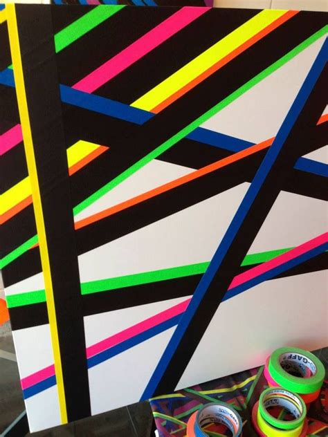 TAPE #ARTWORK | Tape wall art, Painters tape design, Tape art