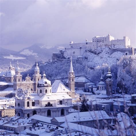 Snow in Salzburg. 6 weeks to go | My Bucket List | Pinterest