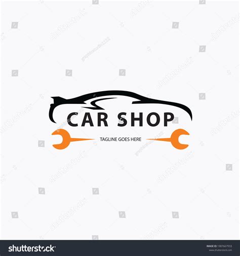 Car Shop Logo Design Template Vector Stock Vector (Royalty Free) 1987667933 | Shutterstock