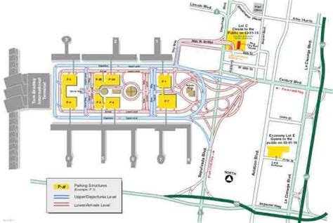 LAX Airport Map - Los Angeles International Airport Map