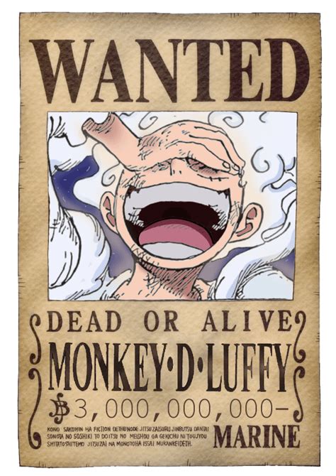 Bounty Posters (Spoilers till 1053) : r/OnePiece