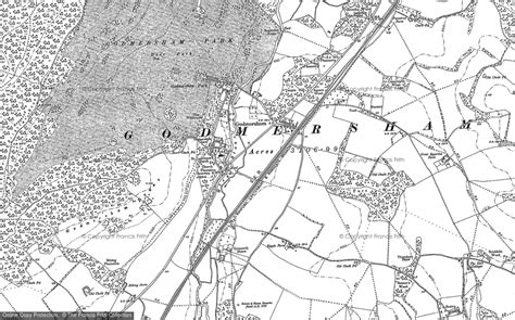 Old Maps of Godmersham Park, Kent - Francis Frith